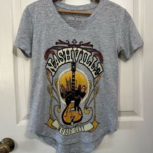 Freeze Gray Nashville Music City Tee